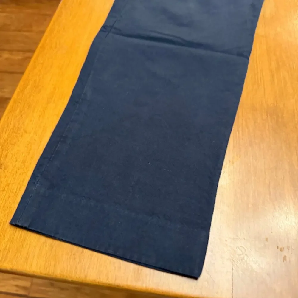 J. Crew Ludlow Slim Fit pants Navy 33X30 Baird McNutt Irish Linen old money
